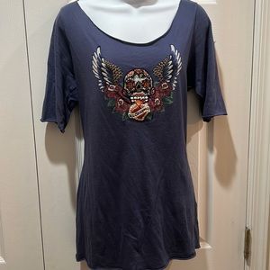 Lucky Brand Sugar Skull Tshirt